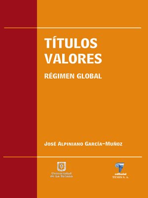 cover image of Títulos valores